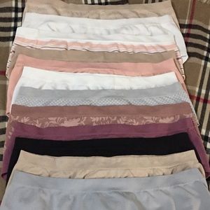 12 Hipster Seamless Panties size M